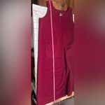 Southern Lady Berry Tank Dress W/Two Front Pockets. Red Size L petite Photo 3