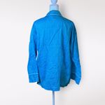 Natori  Buy Fleur Blue Shell print PJ‎ pajama top size M Photo 2