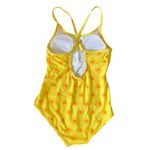 Hanna Andersson women’s one piece swimsuit in sunny yellow “Sunshine Day” print Photo 5