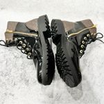Michael Kors NEW Alistair Lace-Up Boot Black Shiny Size 9 Photo 3