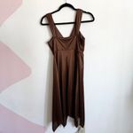 Windsor Brown Beaded Babydoll Dress, Y2K,‎ Boho, Vintage, Retro, Elegant, Formal, Medium Photo 1