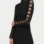 Simkhai Signature Joy Guipure Lace Mini Dress Black size 4 Photo 0