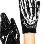 Tipsy Elves  Skeleton Hand Black Gloves Women Photo 0