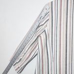 Bar III  Open Front Striped Linen Blend Blazer Size 1X Photo 7