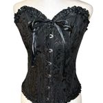 Black corset with lace up front and back. New Size undefined Photo 6