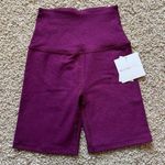Beyond Yoga Spacedye High Waisted 7" Biker Shorts Purple Photo 0