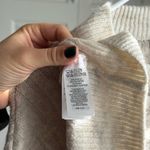Sincerely Jules Taupe and Cream Knit Sweater White Size M Photo 2