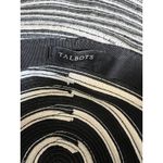 Talbots  striped floppy straw‎ beach hat Photo 2