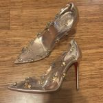 Christian Louboutin  Degraqueen Clear Pointed Toe Pump size 38.5 Photo 2