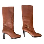 Alex Marie  Cognac Color‎ Side Buckle Leather Boots Size 8M Photo 5