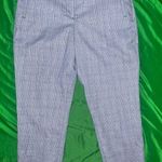 Talbots NWT Blue and White Checkered Pants size 6 Petite Photo 0