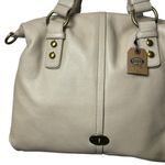 Fossil NEW  Cori Satchel Shoulder Bag Ivory Leather Zipper Closure Capsule Luxury Photo 2