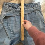 KanCan Women’s‎ 9 / 28 Blossom Ultra High Rise Belted Mom Jeans Denim Blue Photo 6