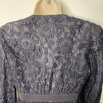 Moschino  Cheap and Chic black lace blazer jacket waist bow details size 4 Photo 12