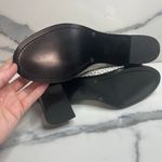 Frye NWOB Wmn's White Black Crackle Leather Peep Toe Brielle Rebel Booties Sz 7 Photo 6