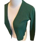 Brandy Melville Cropped Cardigan Sweater Hunter Green S Photo 2