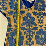 Neiman Marcus Tracy Reese New York Women Sequin Blouse Blue Tan Sz M Brand New Photo 9