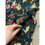 Torrid 2 Dress Real Green Floral Challis Tiered Skater Corset Back Plus Strappy Photo 7