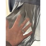 TOZ & ALI Black Cardigan Sweater Sheer Pleated Back Mesh Women's XL Photo 4