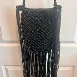 None Hand-crafted Macrame Fringed Boho Cross Body Bag Photo 1