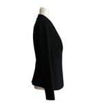 The Limited  Blazer Black Collection Black Button Front Career Jacket Size 2 Photo 3