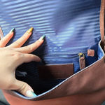 J.Crew Brown Classic Leather Saddle Crossbody Bag Photo 1