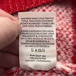 No Boundaries  Fair Isle Sweater Pullover Cropped Red White L Photo 3