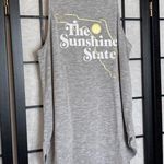 Awake Women's The Sunshine State Graphic Tank Top - Heather Gray Small Photo 3