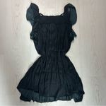 Intimately Free People Want Your Love Ruffle Slip Dress Rodeo Country Size Small Black Photo 4