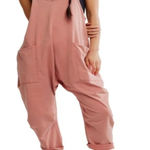 Free People Movement FP Movement Hot Shot Onesie in Petal Pink Sz S NWT $70R Photo 0