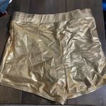 Unique Vintage swim hot pants in Gold Photo 4