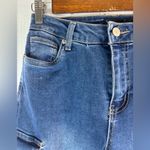 Refuge 3 Baggy Cargo Flare & Wide Leg Dark Wash Denim Jeans Photo 4