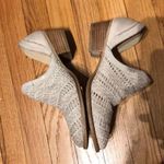 Very Volatile Los Angeles Leather Woven Almond D'orsay Western Block chunky Photo 4