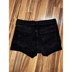 Old Navy  Women's Size 4 Black Denim Jean Distressed Mid-Rise Boyfriend Shorts Photo 4