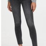 Mother The Stunner Frayed Ankle Friday the 13th Jeans 25 Black Photo 0