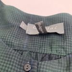 Cotelac Women Dress Plaid Green Size 1 Long Sleeve Button Round Neck Knee Length Size M Photo 6