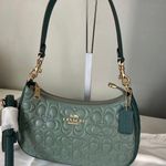 Coach Teri Shoulder Bag In Blocked Signature Photo 1