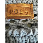 POL  Oversized Crochet open knit sweater Blue S Coastal grandma core 90's Y2K Photo 2