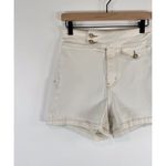 Free People We The  Womens Shorts White Sammi Retro Denim Casual Jean Size 28 Photo 4