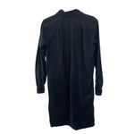 Ralph Lauren  Long Sleeve Collared Shirt Dress Pima Cotton Fade Black Wash Sz S Photo 1