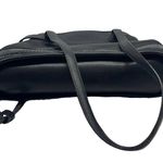 Brighton smooth black and croc embossed leather shoulder bag A202927 Photo 4