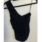 ZARA  NWT ruched one shoulder top size small‎ Photo 3