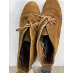 Womans Lauren Ralph Lauren Malva Chukka Boots 7 B Rust Suede Lace Up Brown Photo 5