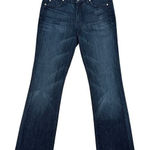 7 For All Mankind ‎ Y2K Low-Rise Bootcut Jeans Women's 29" Raw Hem USA Kimmie Photo 0
