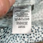 Ann Taylor  Black Blue Spotted 3/4 Sleeve Top Large Photo 7