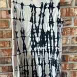 Socialite  Black and White Tie-Dye Dress Photo 0