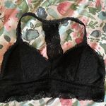 Arden Lace Racerback Bralette Black Size L Photo 0