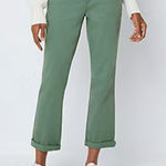 st. john's bay Women's Relaxed Fit Girl Friend Chino Pants Size 16 Comfy Casual Photo 0