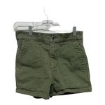 Madewell The Curvy Perfect Fatigue Short Green High Rise Size 26 Chino Cargo Photo 1