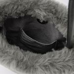 Uniqlo  Furry Mini Shoulder Bag Gray (NWT) Photo 4